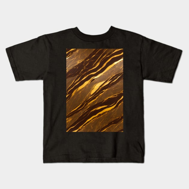 Gild Marble Gold Stone Pattern Texture, for people loving elegant, luxury and gold #6 Kids T-Shirt by Endless-Designs